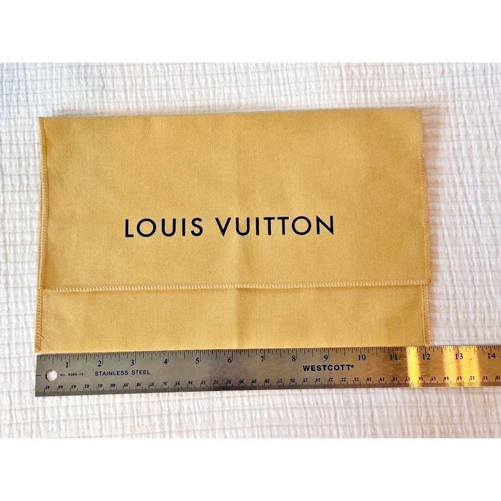 Authentic Louis Vuitton Dust Bag Envelope Flap Style 12x7.5" Medium D53115 - Picture 3 of 7